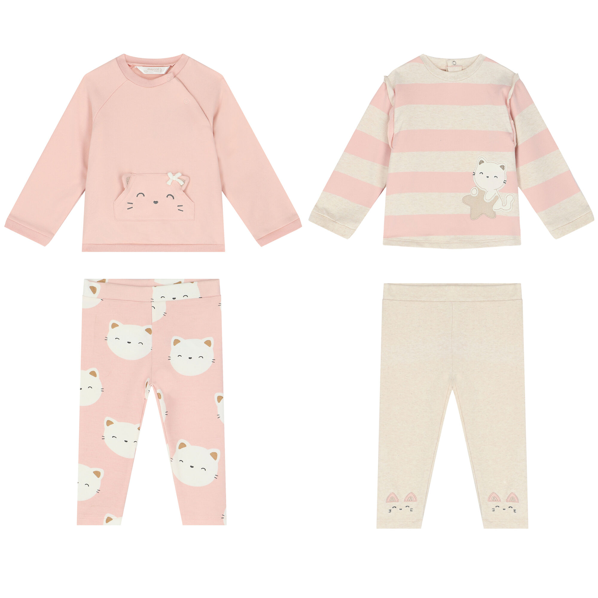 Mayoral Baby Girls 4 Piece Leggings Set Junior Couture Bahrain