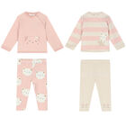 Baby Girls Leggings Set (4 Piece), 1, hi-res