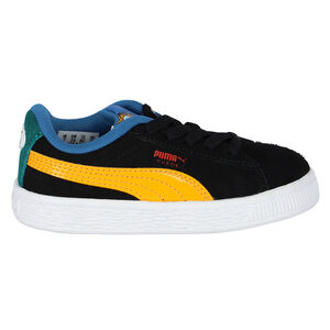 Boys Black Suede Garfield AC Inf Trainers