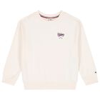 Girls Ivory Logo Sweatshirt, 1, hi-res