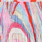 Girls Multi-Coloured Iride Pleated Dress, 1, hi-res