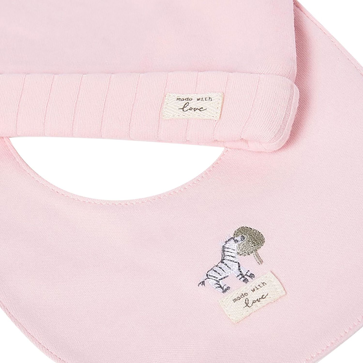 Baby Girls Ivory & Pink Babygrow Gift Set, 2, hi-res