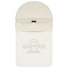 مدس  بالشعار باللون العاجي والذهبي, 1, hi-res