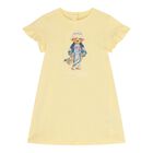 Baby Girls Yellow Teddy Bear Logo Dress Set, 1, hi-res