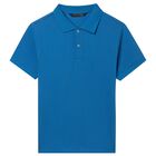 قميص بولو باللون الأزرق للأولاد, 3, hi-res