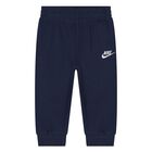 Younger Boys Blue & Navy Blue Logo Tracksuit, 1, hi-res