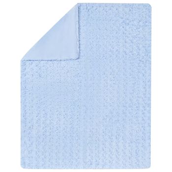 Baby Boys Blue Plush Blanket