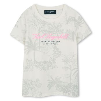 Girls Ivory Logo T-Shirt