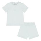 Blue Logo Shorts Set, 1, hi-res