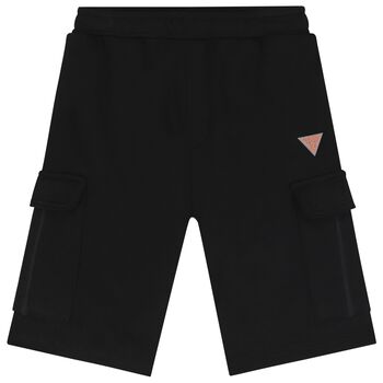 Black Pocket Shorts