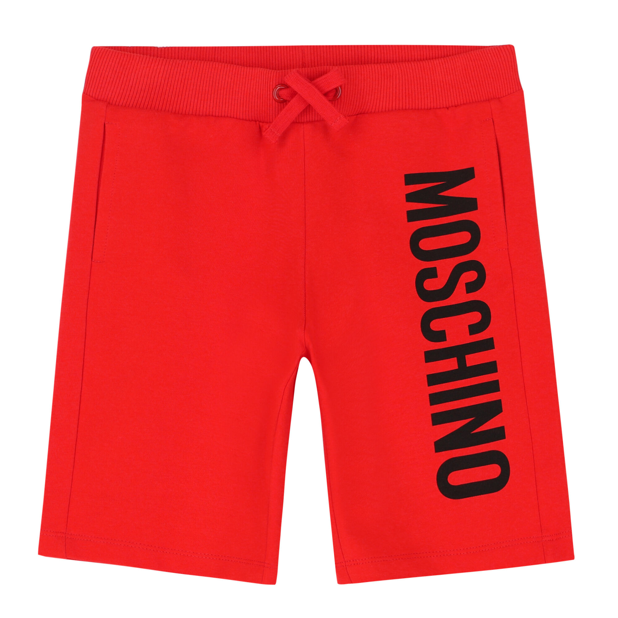 Moschino Boys Red Logo Shorts Junior Couture USA