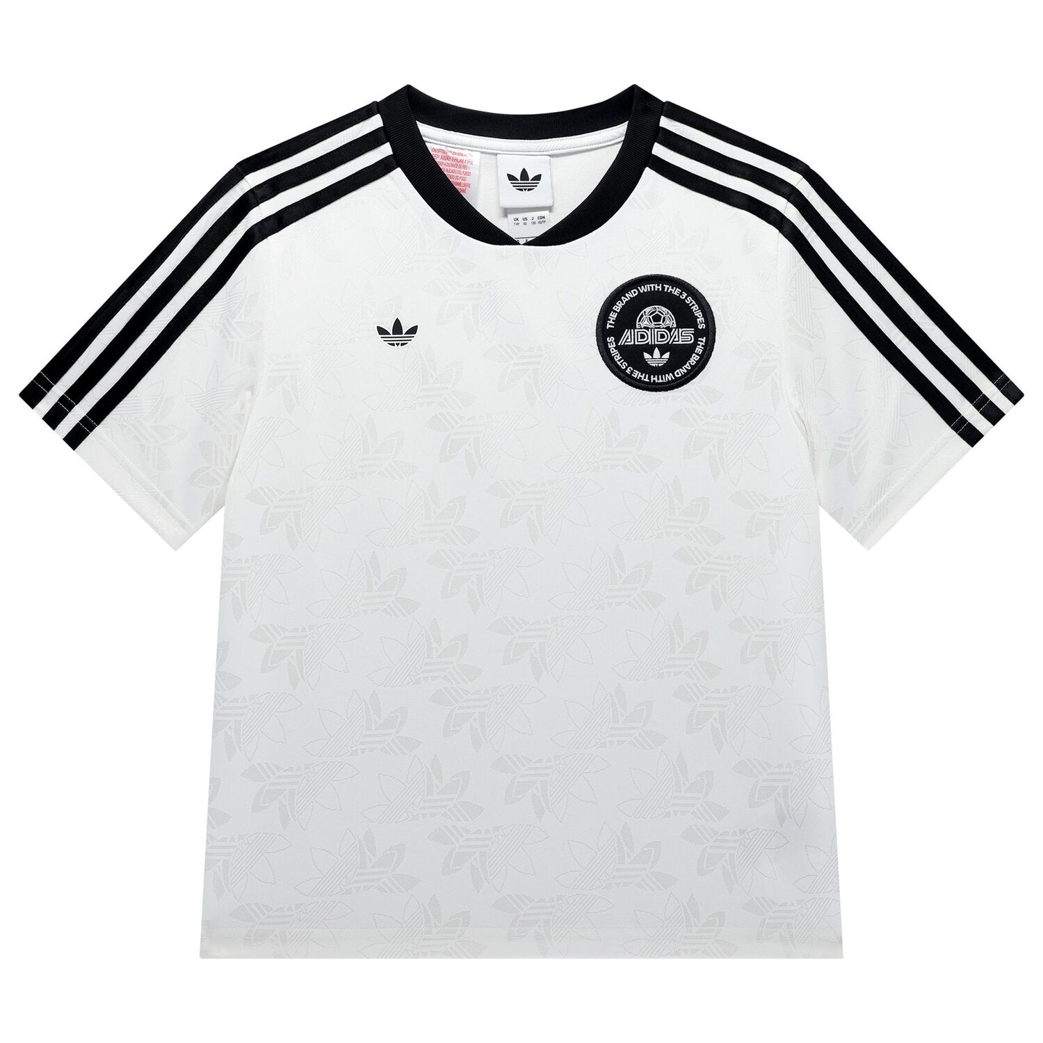 طقم شورت بالشعار باللون الأبيض والأسود, 1, hi-res