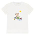 Baby Boys White, Blue & Brown Bear Swim Set, 3, hi-res