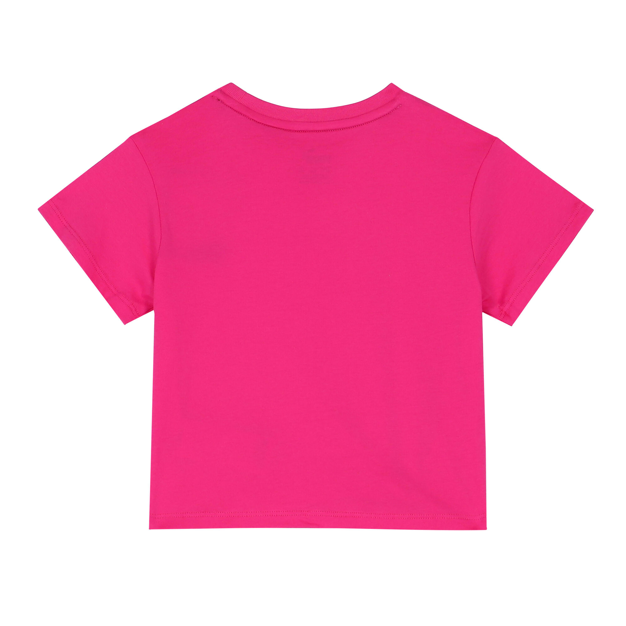 Puma Girls Pink Logo T Shirt Junior Couture