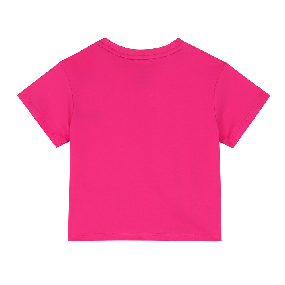 Puma Girls Pink Logo T-Shirt | Junior Couture USA | Sport-T-Shirts