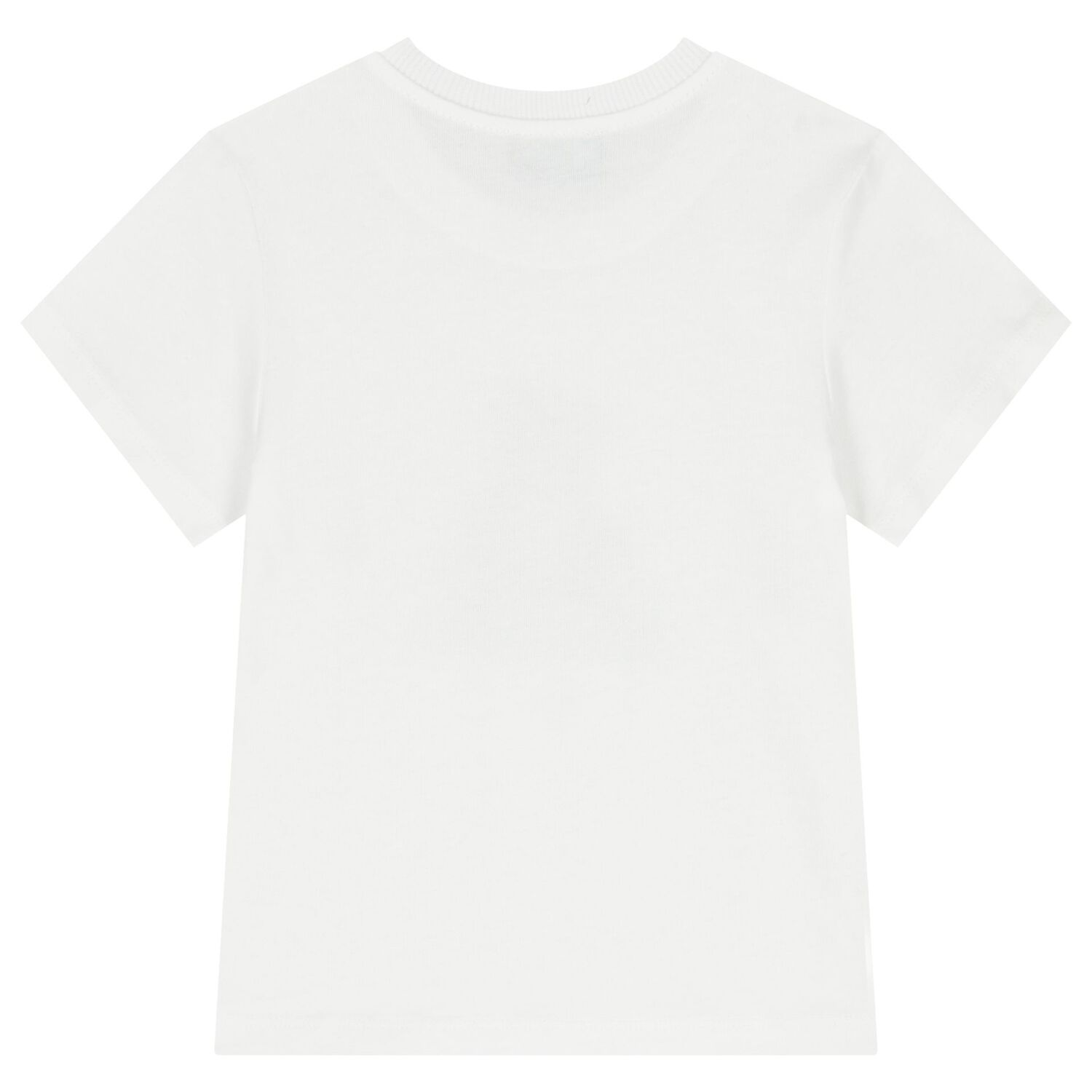 White Teddy Bear Logo T-Shirt, 1, hi-res