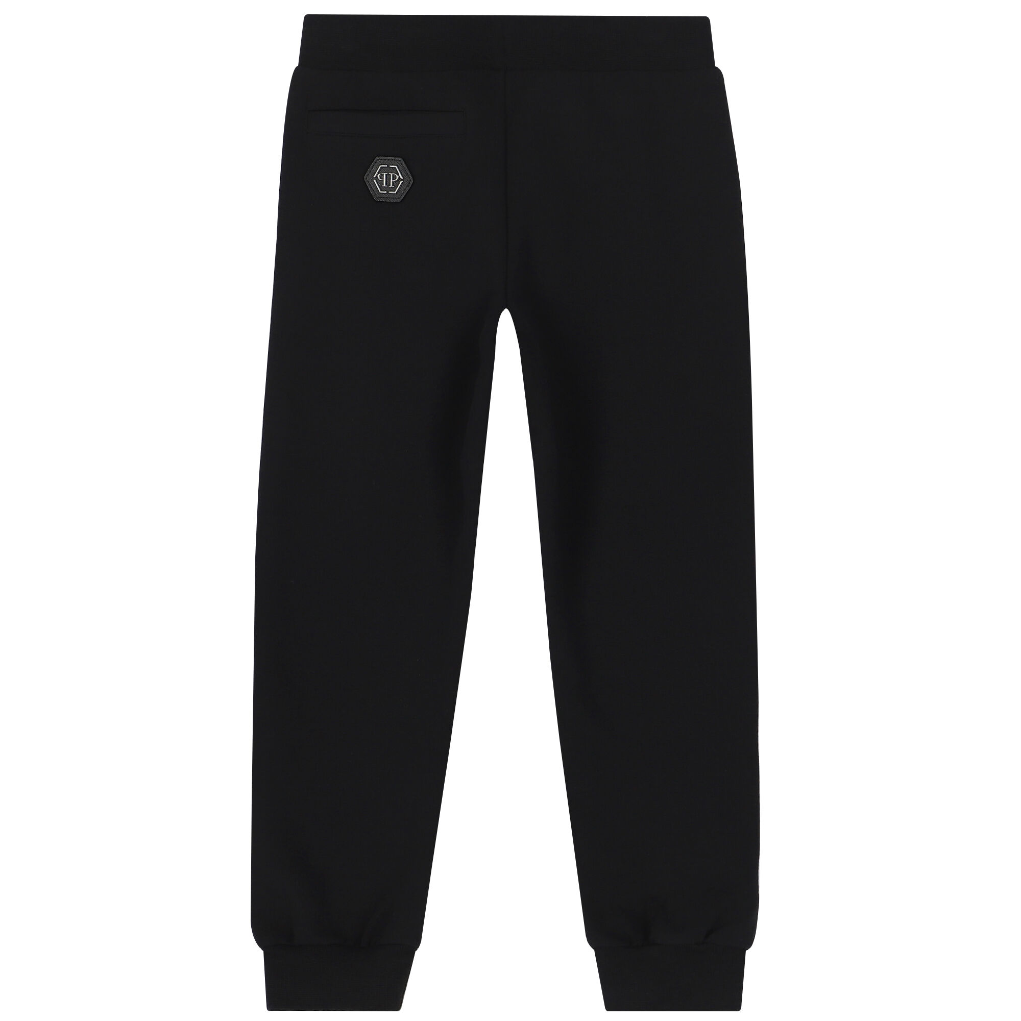 Philipp Plein Junior logo tape joggers - Black