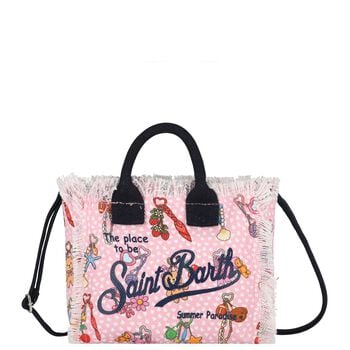Girls Pink Vanity Charms Mini Handbag ( 22cm )