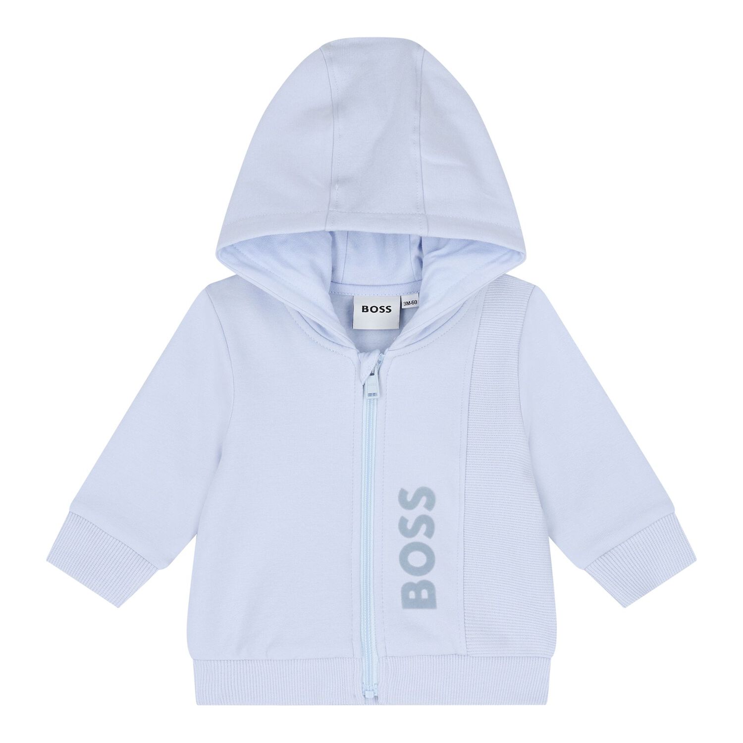 Baby Boys Blue & White Tracksuit Gift Set, 1, hi-res