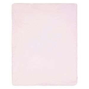 Baby Girls White & Pink Floral Blanket
