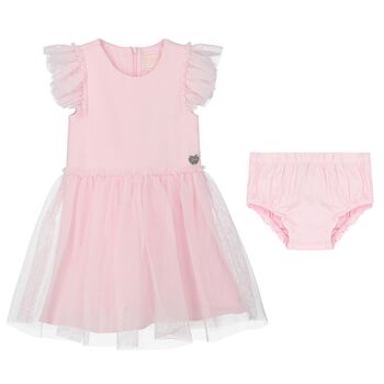 Baby Girls Pink Tulle Dress