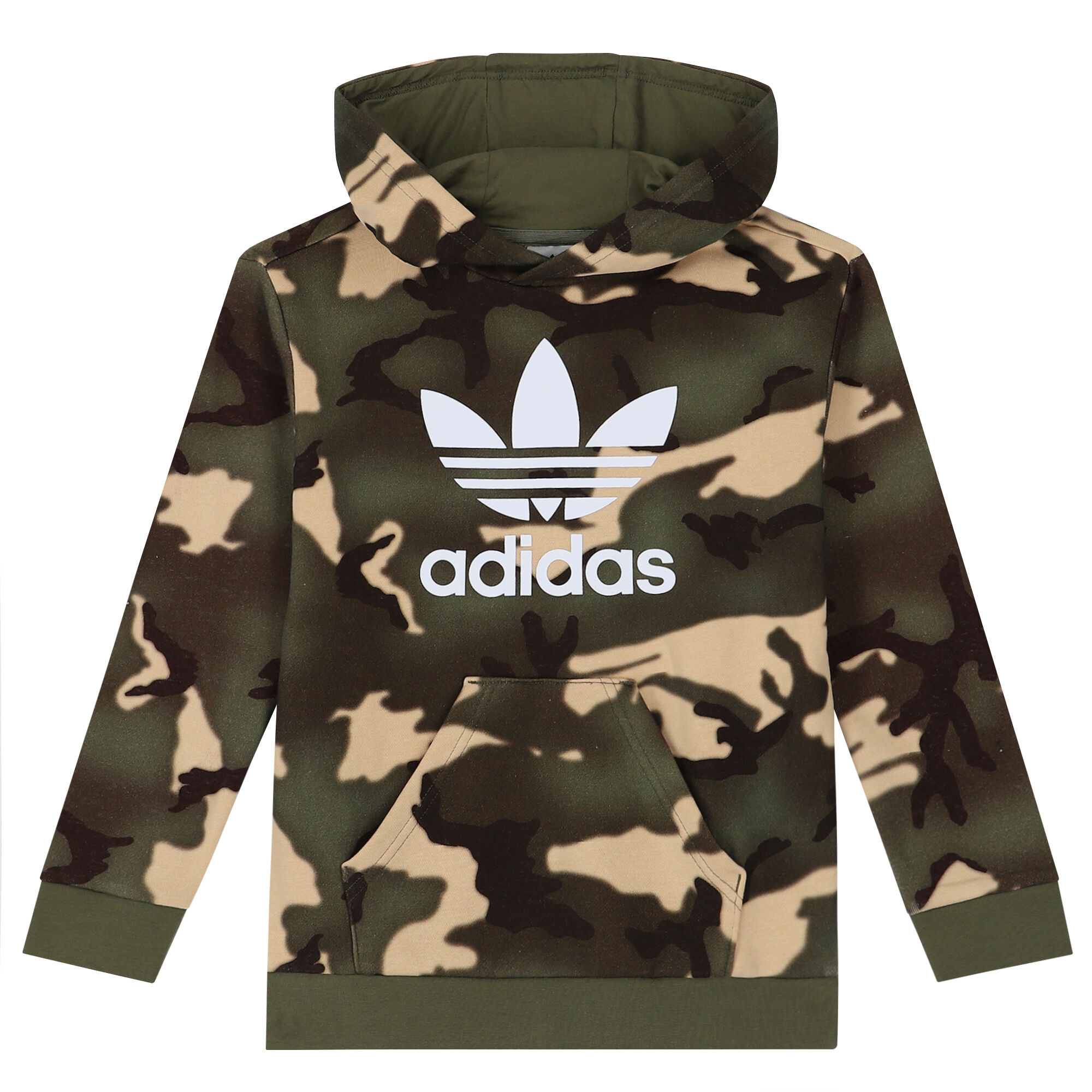 Khaki green adidas top shop