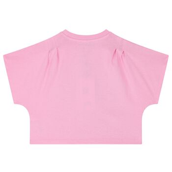 Girls Pink Logo T-Shirt