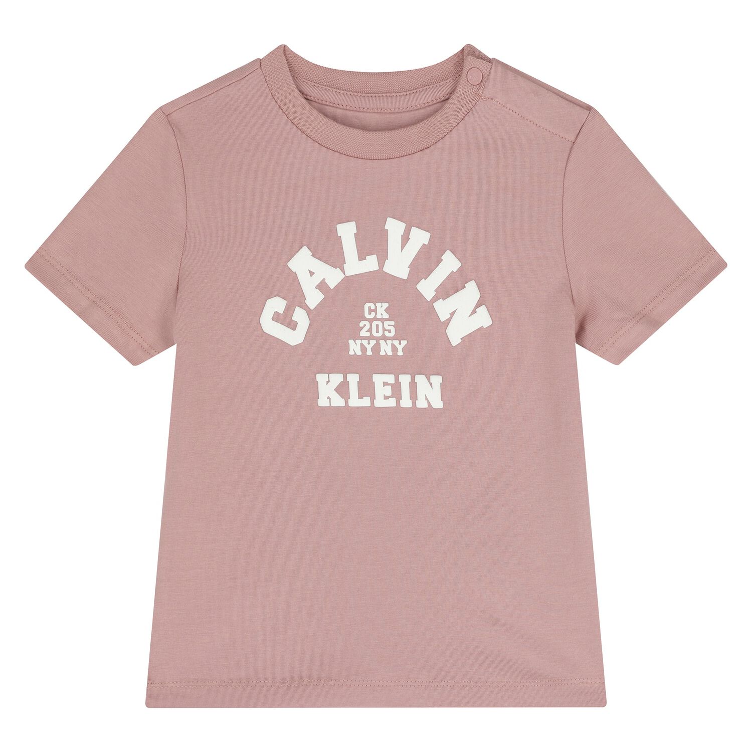 Younger Girls Pink Logo T-Shirt, 2, hi-res