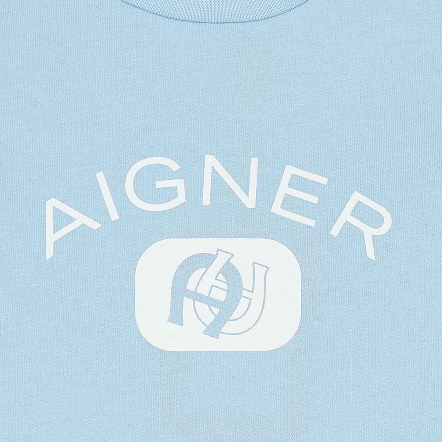 Younger Boys Blue Logo T-Shirt, 1, hi-res