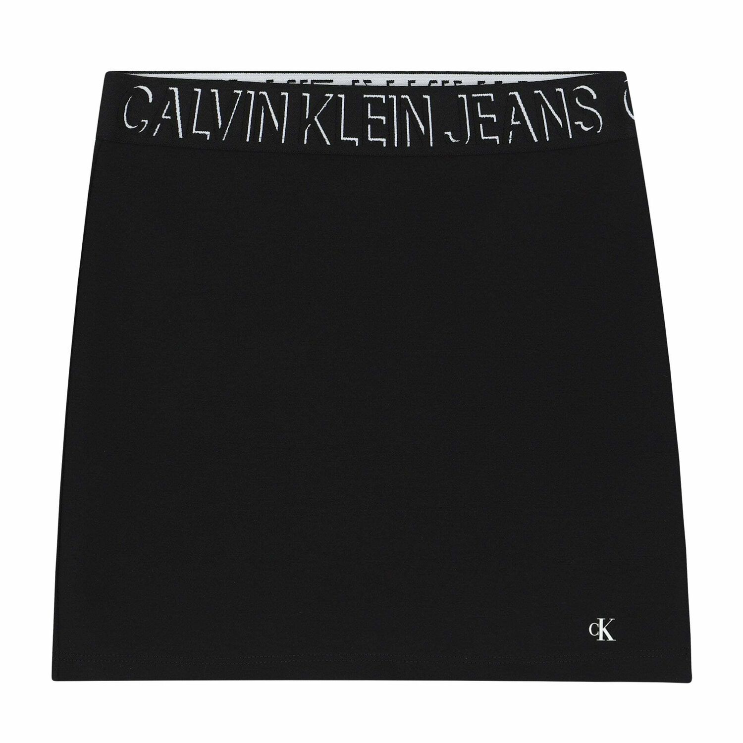 Girls Black Logo Skirt, 1, hi-res image number null