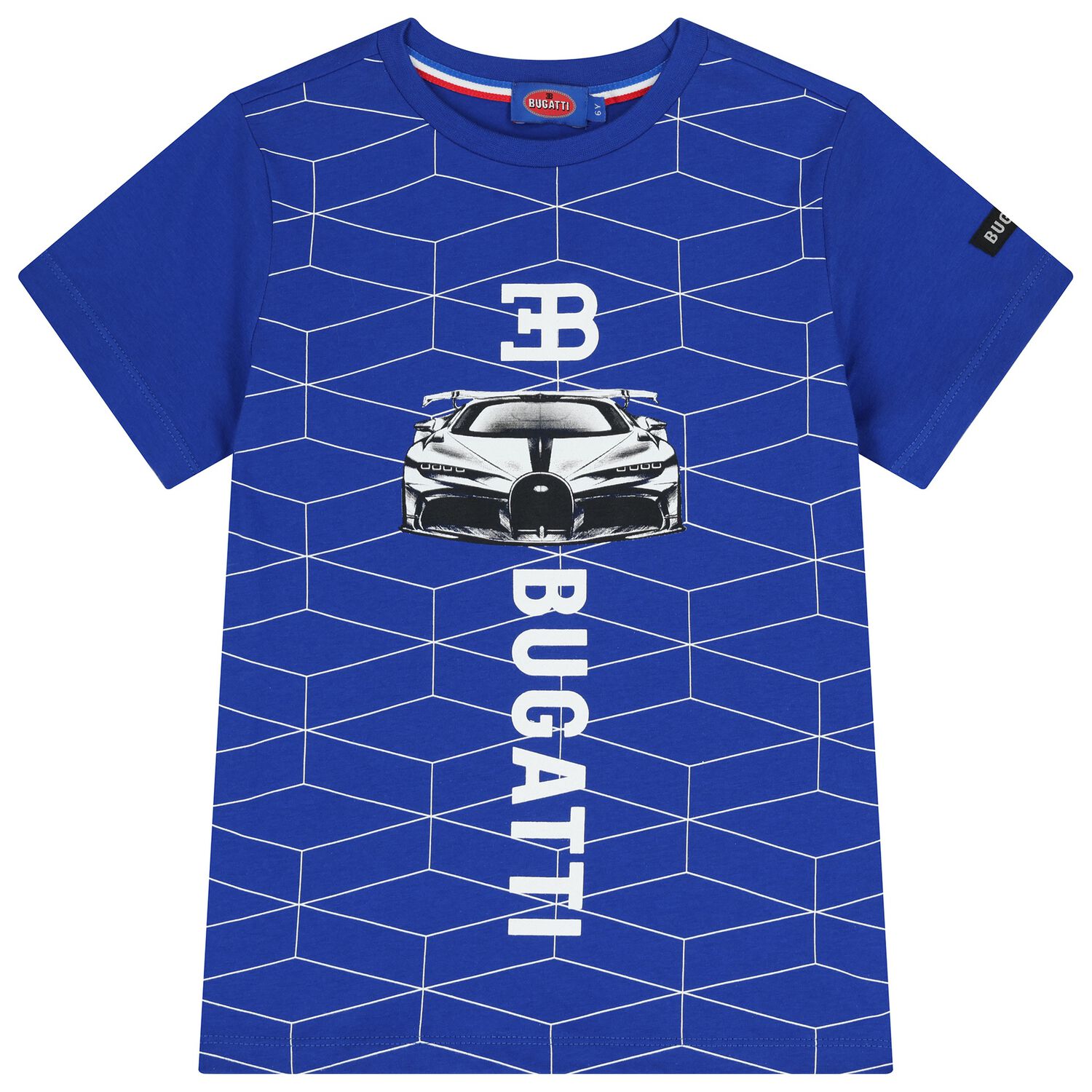 Boys Blue Logo T-Shirt , 3, hi-res