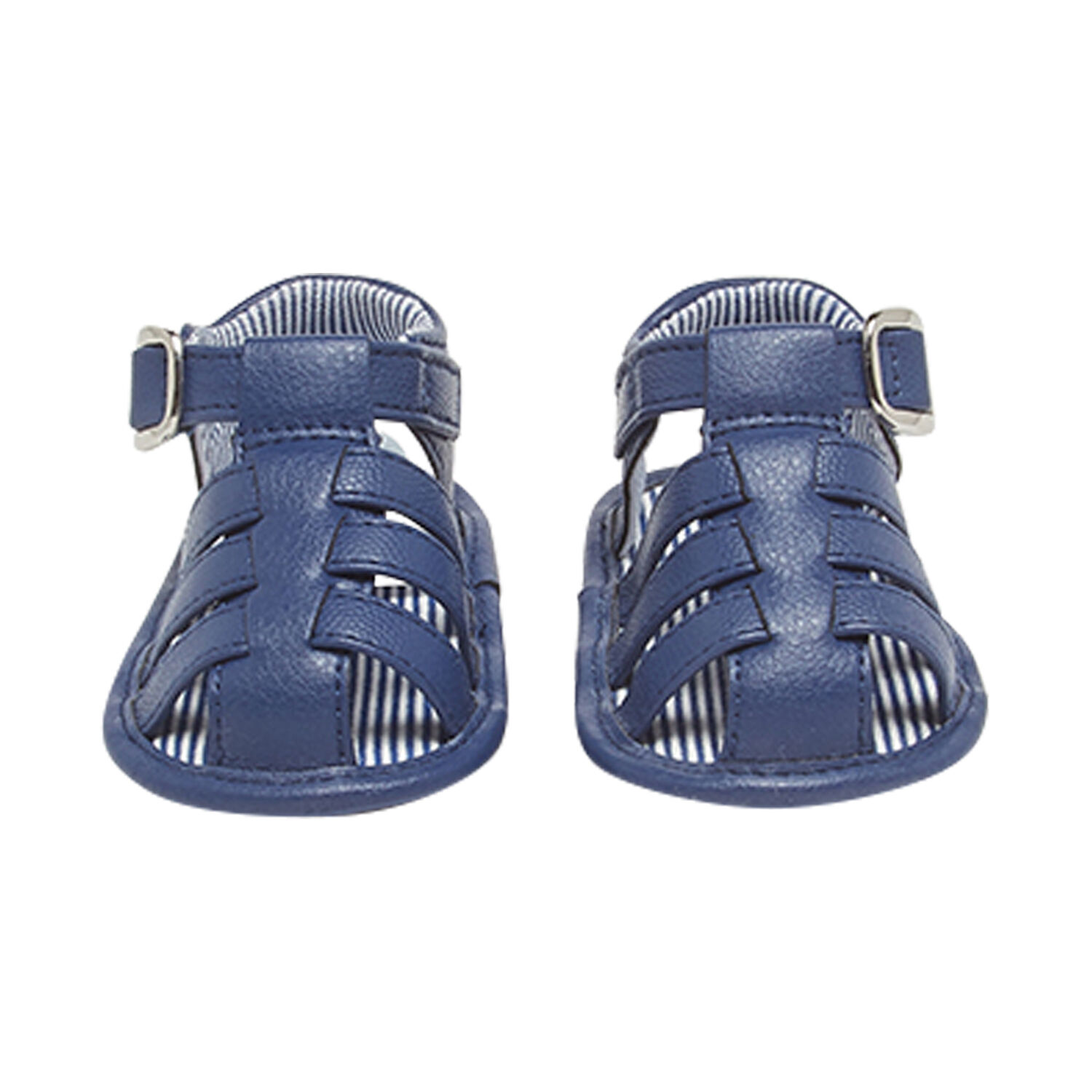 Baby Boys Navy Sandals, 1, hi-res image number null