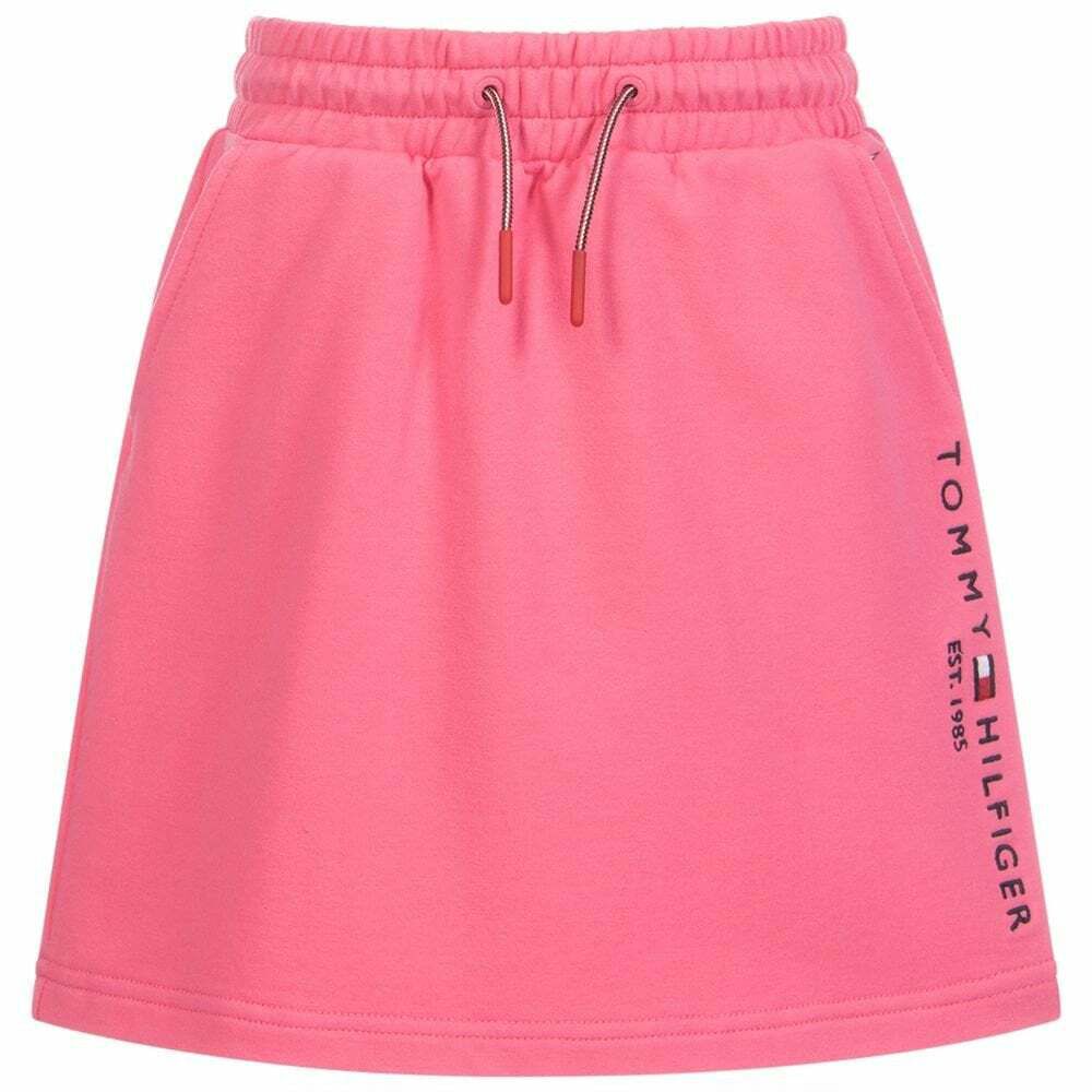 | USA Logo Skirt Hilfiger Tommy Pink Girls Junior Couture