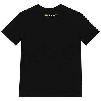 Boys Black Thunderbolt T-Shirt