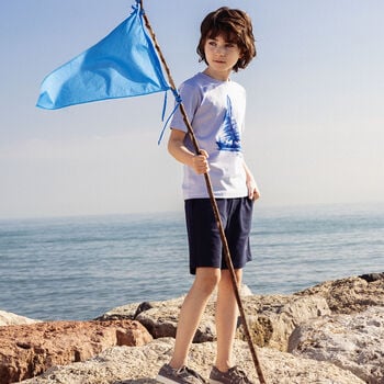 Boys Blue Logo T-Shirt