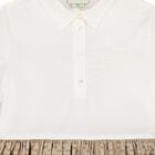 Girls Ivory & Beige FF Logo Dress, 1, hi-res