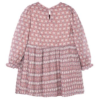 Girls Pink Floral Dress
