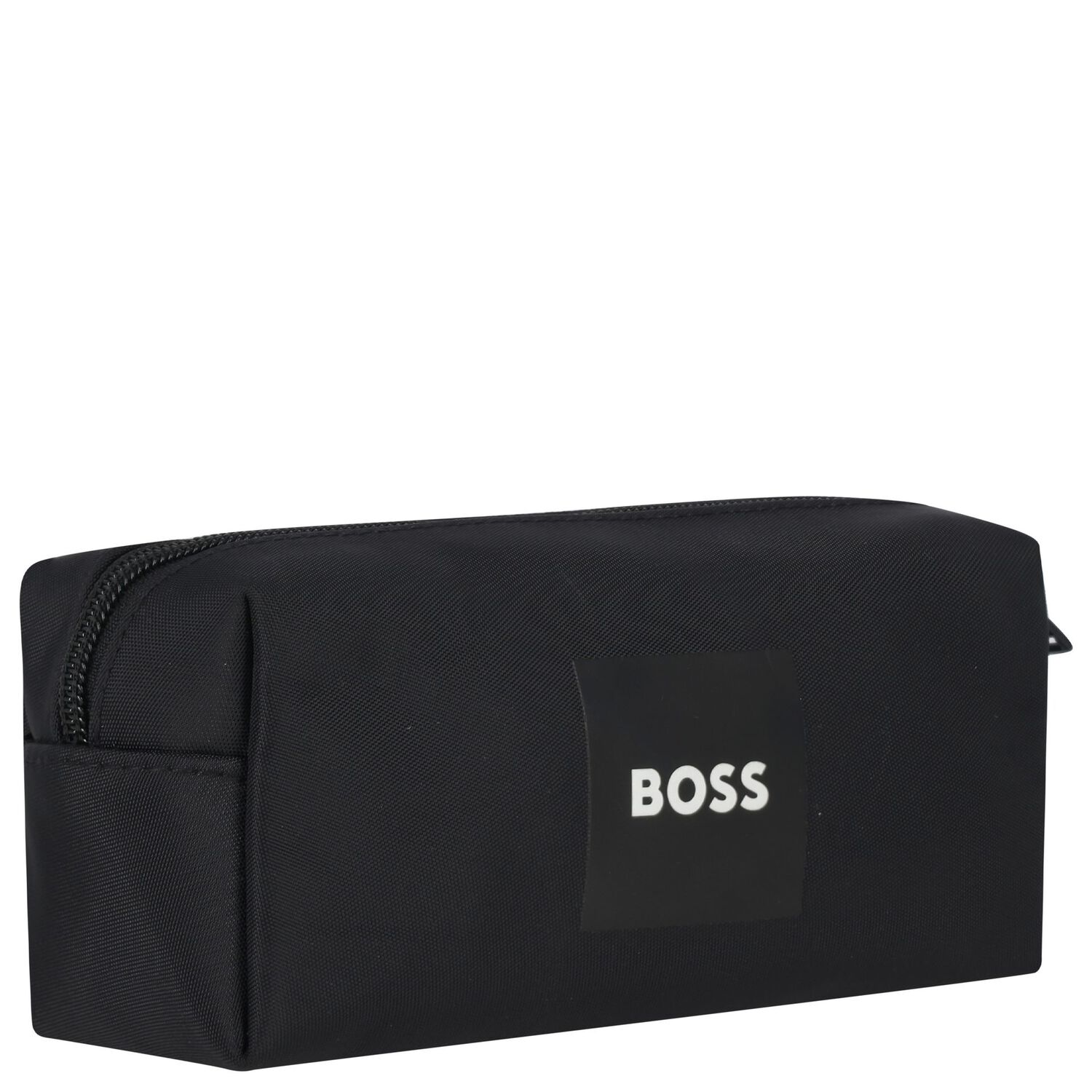 Boys Black Canvas Backpack, 1, hi-res