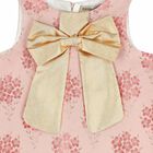 Girls Pink & Gold Satin Dress, 1, hi-res