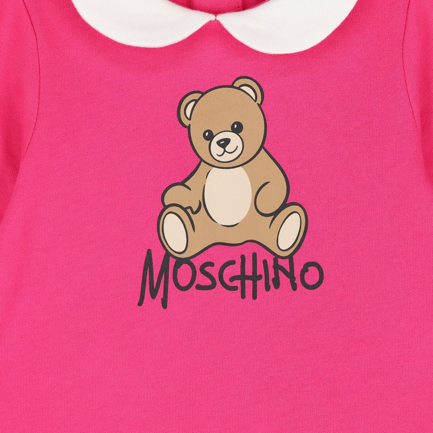 Baby Girls Pink Teddy Bear Logo Babygrow, 4, hi-res