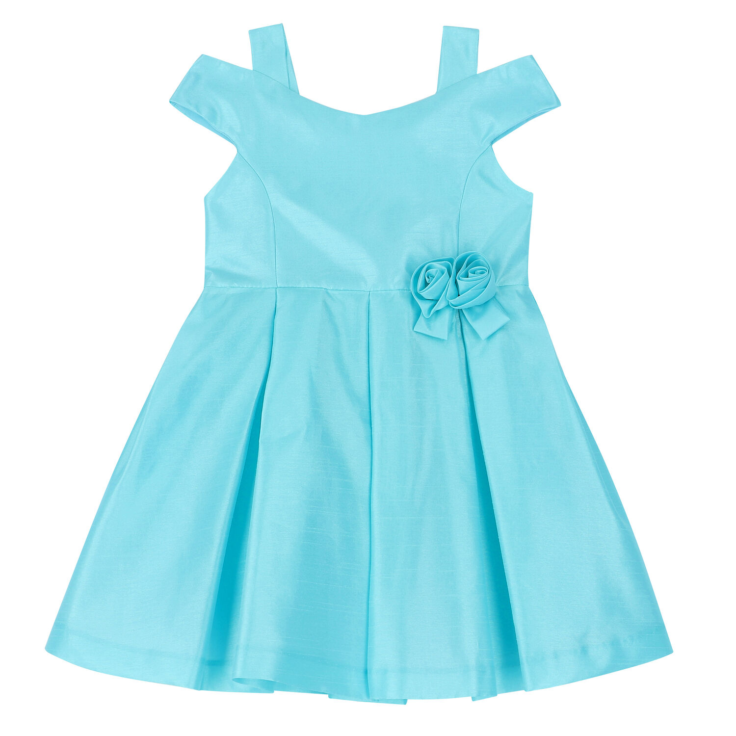 فستان باللون الأزرق , 1, hi-res