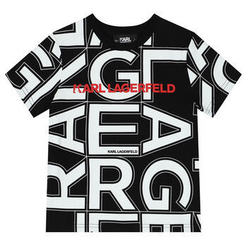 Boys Black Logo T-Shirt