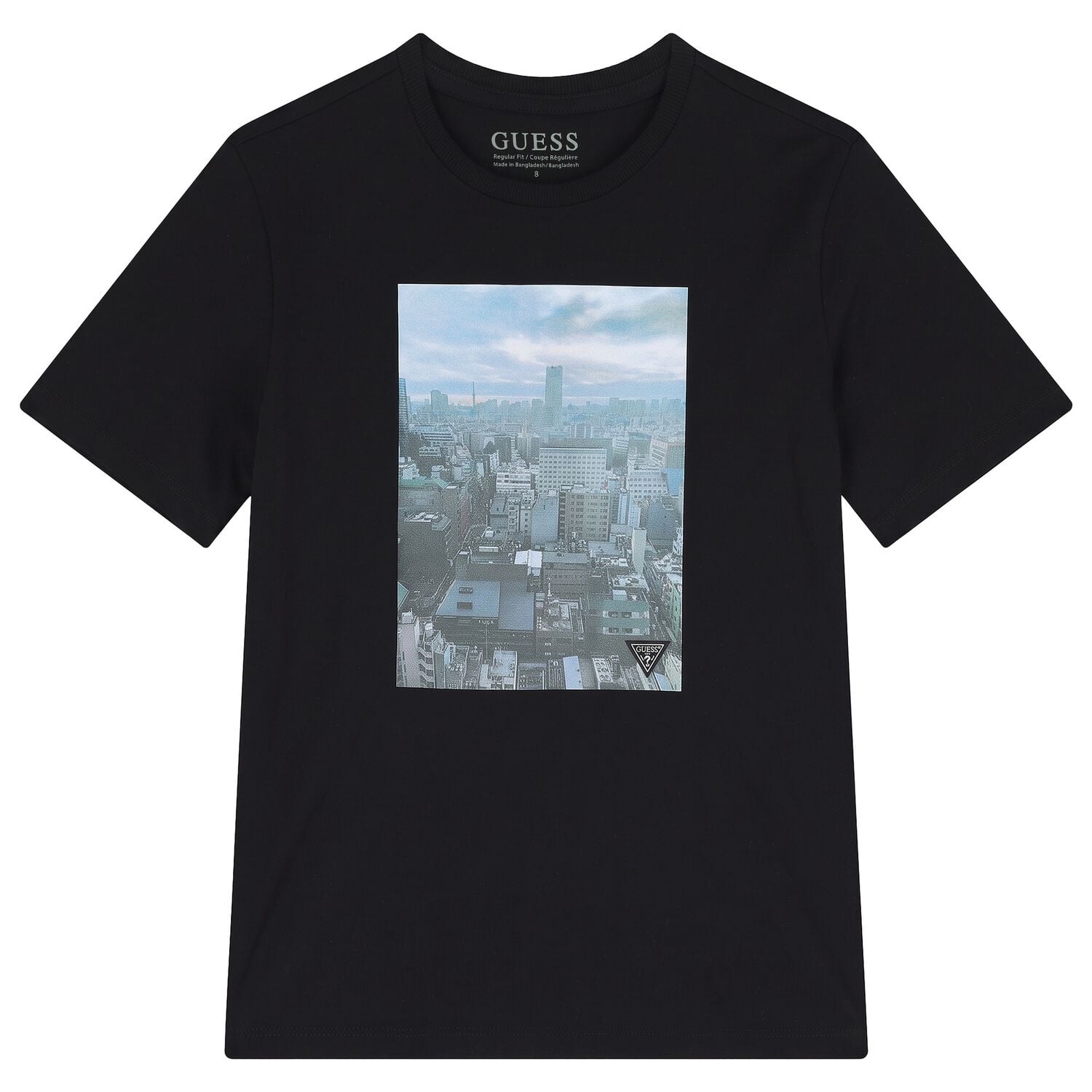 Boys Black Logo T-Shirt, 2, hi-res