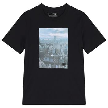 Boys Black Logo T-Shirt