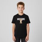 Black Teddy Bear Logo T-Shirt, 5, hi-res
