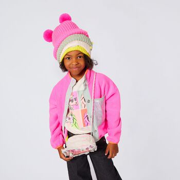 Girls Pink Pony Long Sleeve Top