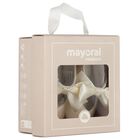 Baby Girls Ivory Bow Pre Walker Shoes, 2, hi-res
