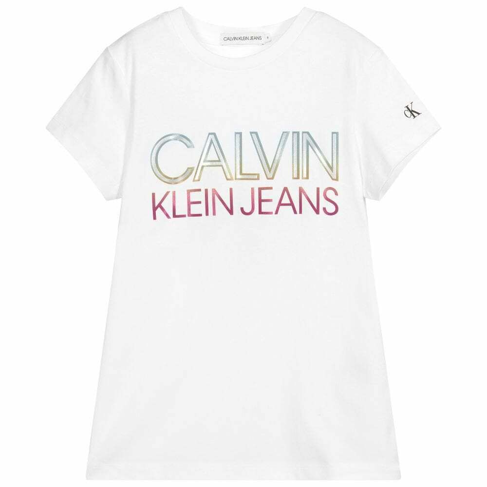 Calvin klein hotsell girls t shirts