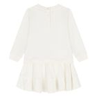 Baby Girls Ivory Polo Bear Sweatshirt Dress Set, 1, hi-res