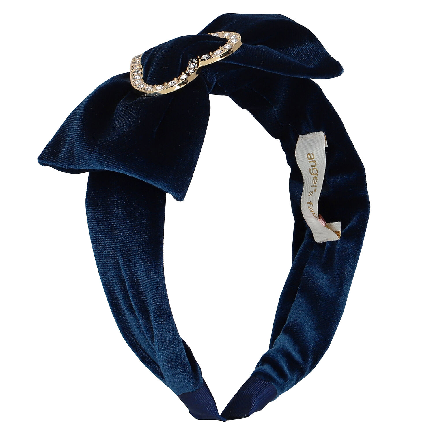 Girls Navy Heart Headband, 2, hi-res image number null